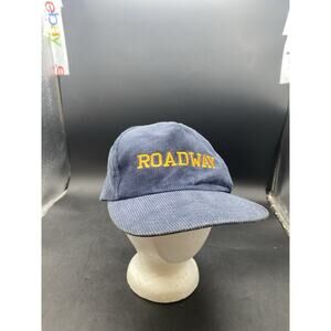 Vintage 80’s Corduroy Roadway Hat With Snap Back/ Jacobson Hat Company